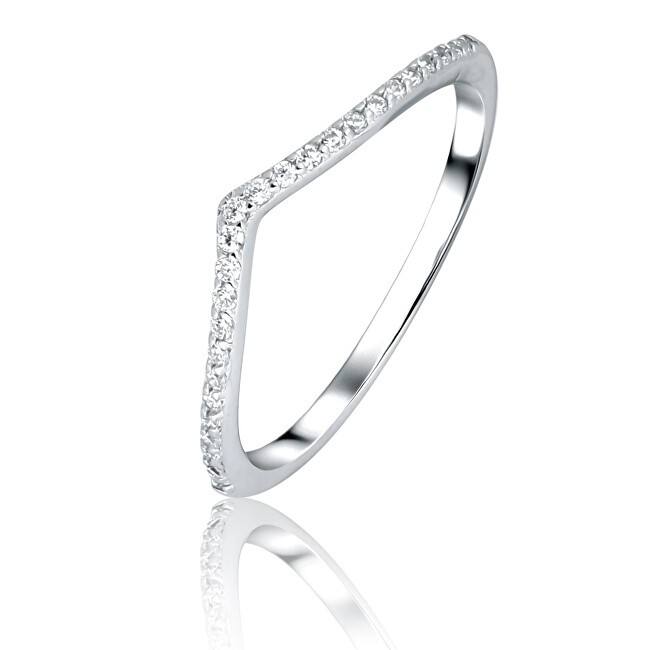 JVD Anello scintillante in argento con zirconi SVLR1266XK7BI - Circonferenza: 54 mm donna