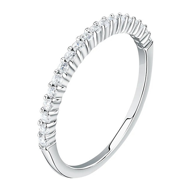 La Petite Story Elegante anello in argento con zirconi Argento LPS03AWV100 - Diametro: 54 mm donna
