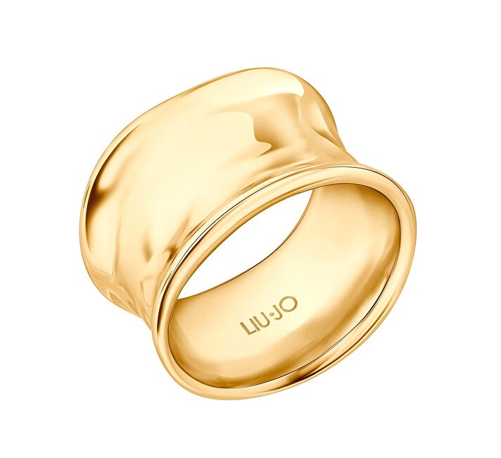 Liu Jo Anello di design placcato oro Essential LJ2731M - Circonferenza: 52 mm donna