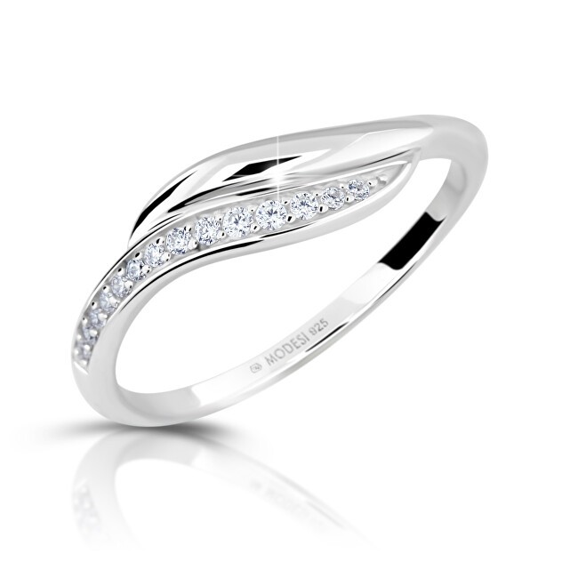 Modesi Elegante anello in argento con zirconi M00210 - Circonferenza: 56 mm donna