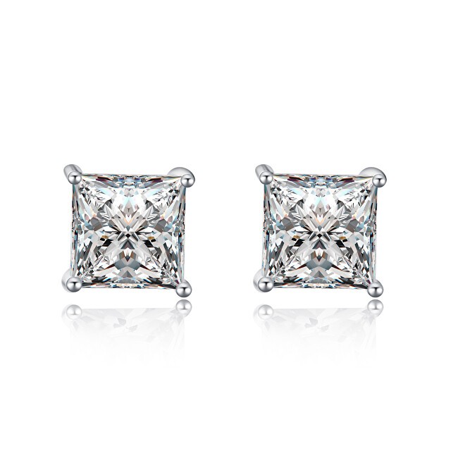 MOISS Eleganti orecchini a lobo con zirconi E00014 - Dimensioni: 0.4 x 0.4 cm donna