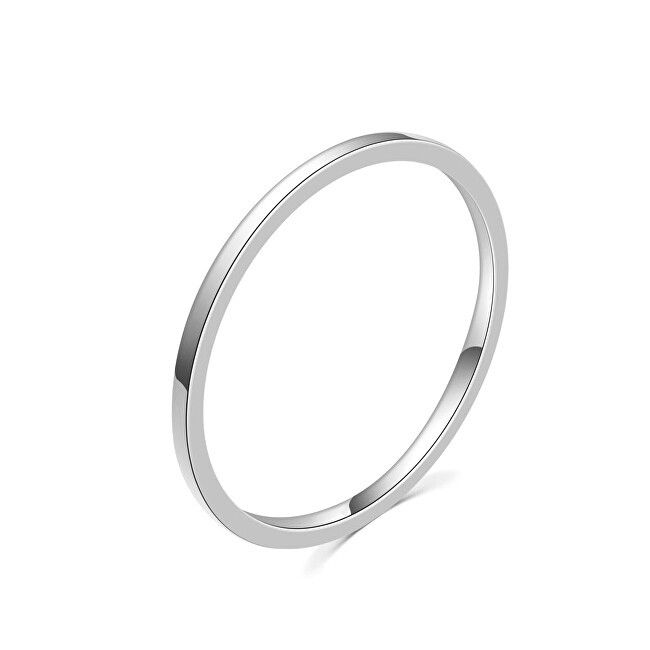 MOISS Anello minimalista in argento R0002020 - Circonferenza: 45 mm donna