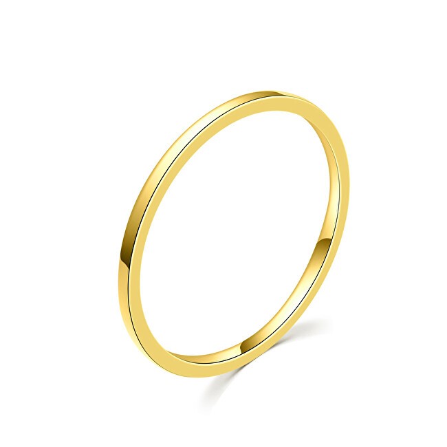 MOISS Anello minimalista placcato oro R0001984 - Diametro: 47 mm donna