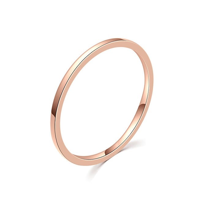 MOISS Anello minimalista in bronzo R000199 - Circonferenza: 60 mm donna