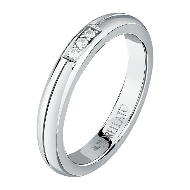Morellato Anello in acciaio con cristilla Love Rings SNA48 - Diametro: 50 mm donna
