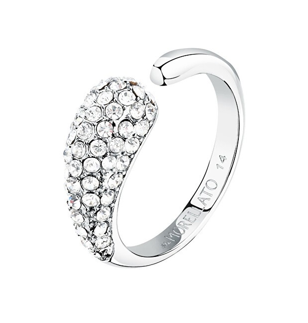 Morellato Anello aperto scintillante con cristalli Design SAYP1401 - Diametro: 52 mm donna