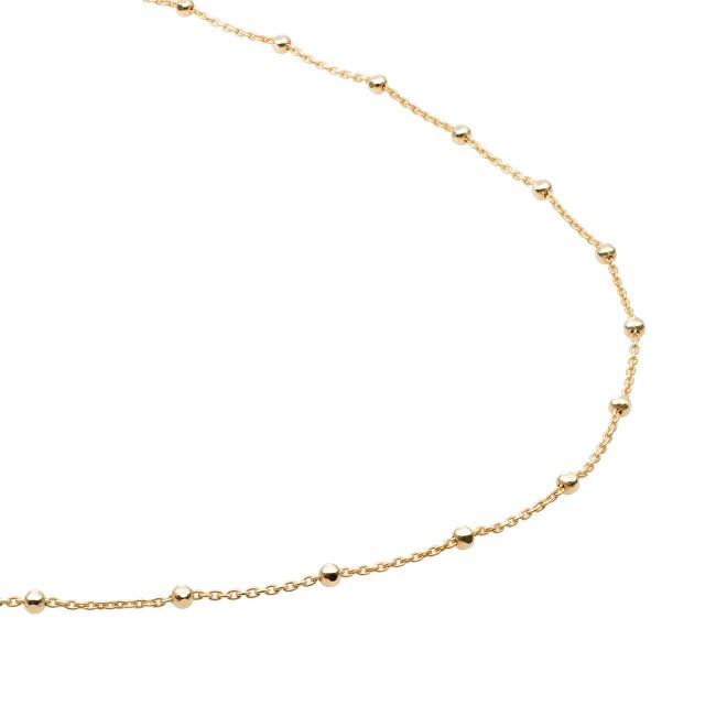 Sparkling Collana da donna placcata oro con sfere SN-SBG-0 - Lunghezza: 50 cm donna