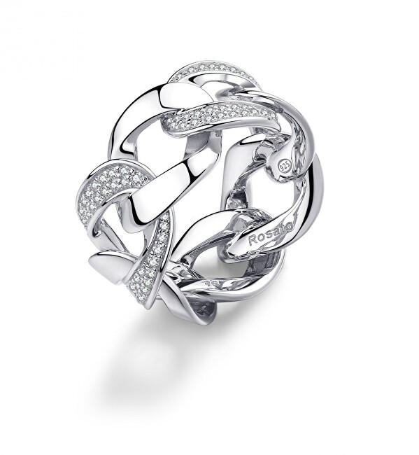 Rosato Distintivo anello in argento con zirconi Eva RZEV38 - Diametro: 52 mm donna