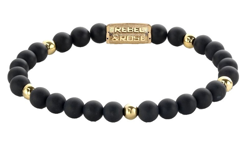 bracciale donna Rebel & Rose Bracelet Matt Black Madonna RR-60078-G-M Unisex