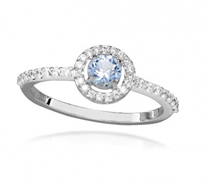 Silver Cat Elegante anello in argento con zirconi cubici SC491 - Circonferenza: 54 mm donna