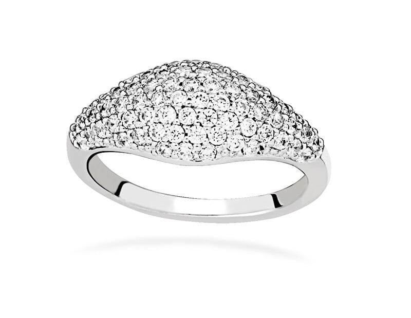 Silver Cat Anello scintillante in argento con zirconi cubici Beauty SC641 - Circonferenza: 56 mm donna