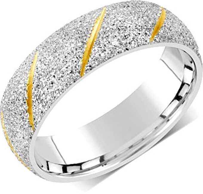 Silvego Fede nuziale da uomo e da donna in acciaio RRC22799 - Diametro: 53 mm unisex