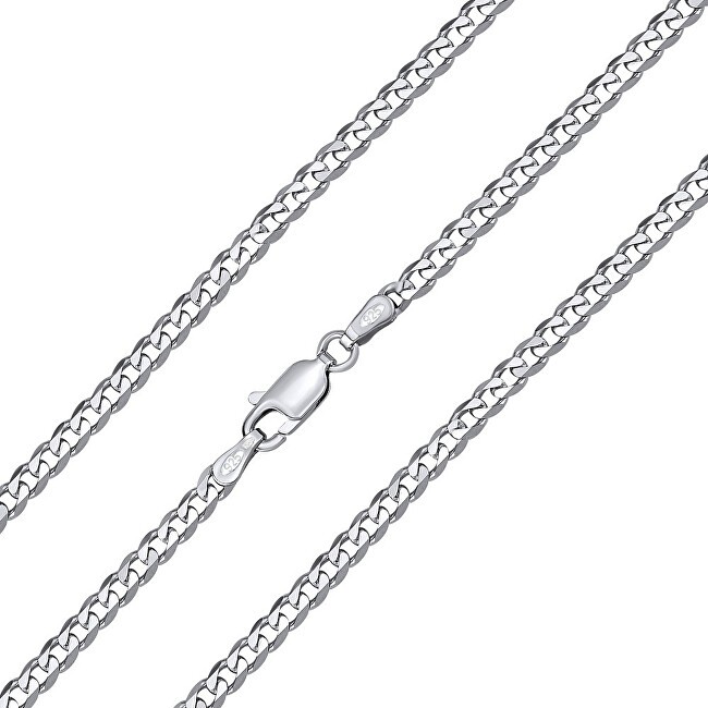 Silvego Collana da uomo in argento Pancer TTT80GDN - Lunghezza: 55 cm unisex