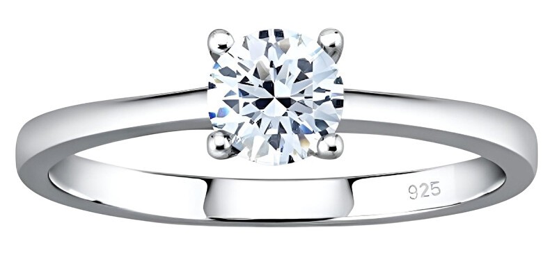 Silvego Anello in argento MADISON con Swarovski Zirconia JJJR2339sw - Diametro: 49 mm donna