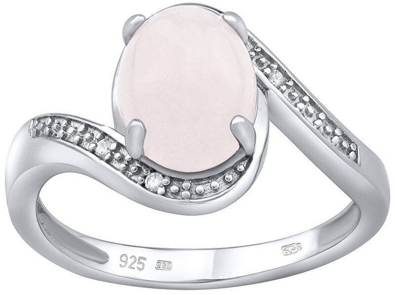 Silvego Anello in argento con rosetta naturale JST14809RO - Circonferenza: 56 mm donna