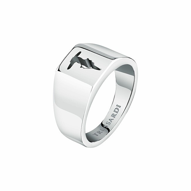 Trussardi Anello da uomo in acciaio T-Steel TJAXV450 - Circonferenza: 65 mm uomo