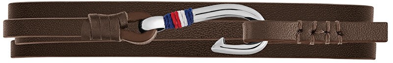 Tommy Hilfiger Bracciale da uomo in pelle TH2790191 - Lunghezza: 19,5 cm uomo
