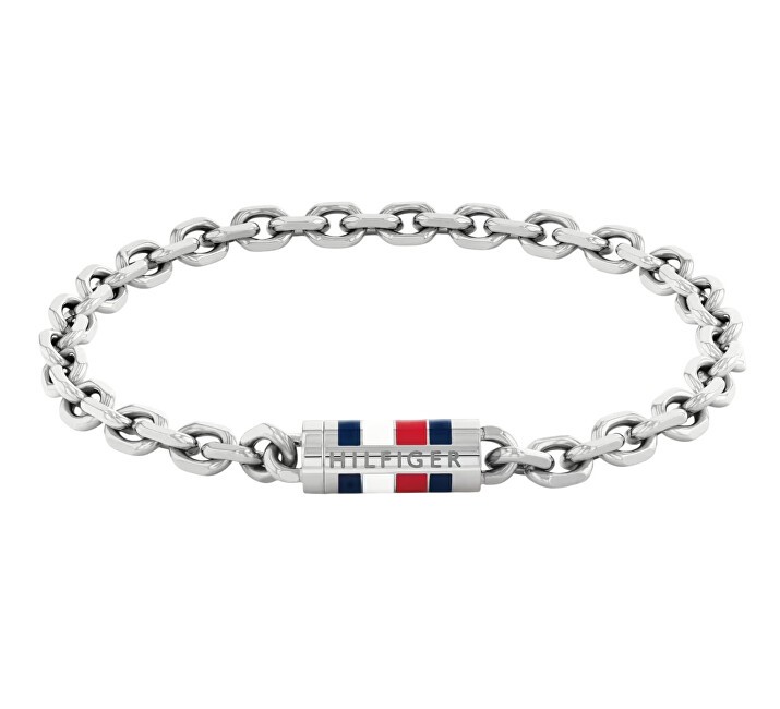 Tommy Hilfiger Bracciale originale in acciaio Bruce Chain 2790652 - Lunghezza: 19 cm uomo