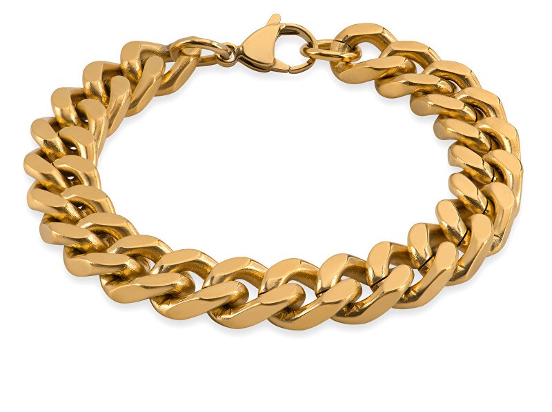 Troli Bracciale Pancer placcato in oro massiccio - Lunghezza: 21 cm unisex