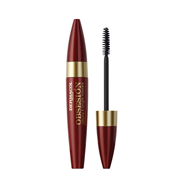 Dermacol Obsession Volume and Length Mascara Mascara per volume e lunghezza delle ciglia 12ml 01 Nero Donna
