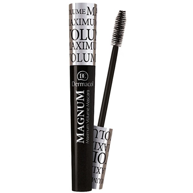 Dermacol Magnum Maximum Volume Mascara Mascara per aumento multiplo del volume di 9 ml di alghe Nero Donna