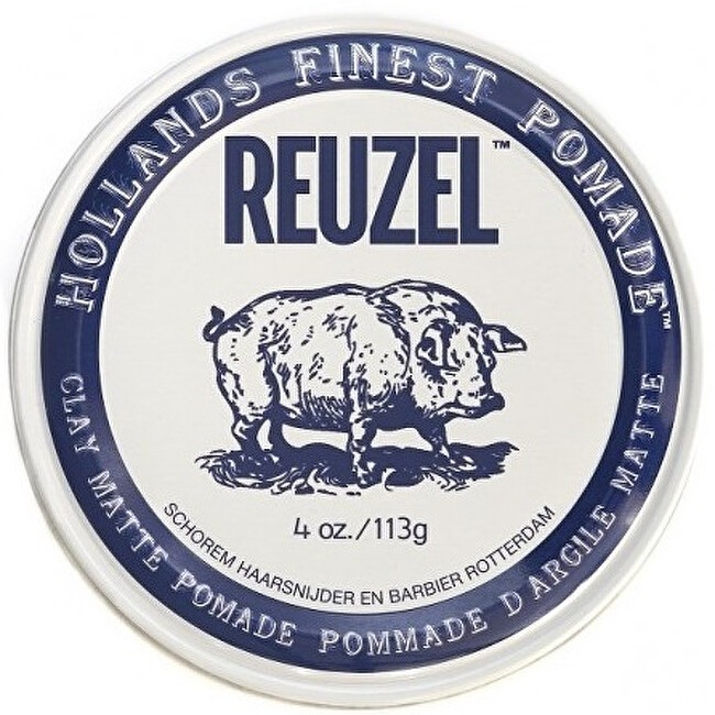 Reuzel Clay Matte Pomade - Mattifying hair pomade with clay uomo 95ml