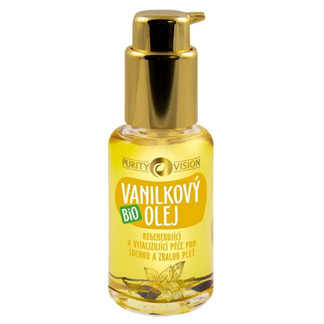Purity Vision Olio di vaniglia biologico per pelli secche e mature - Volume: 45ml donna
