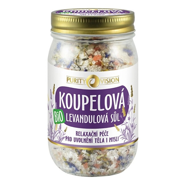 Purity Vision Organic Lavender bath salt unisex 4000g