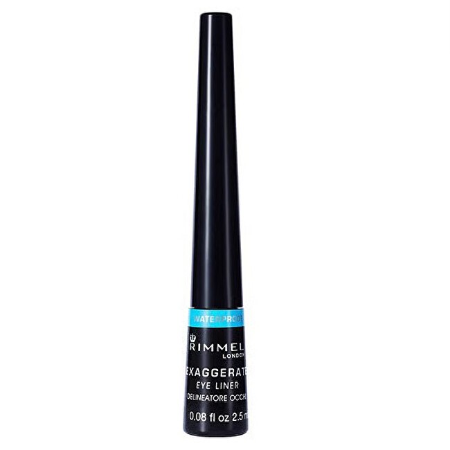 Rimmel London EXAGGERATE liquid eye liner waterproof 003black 250ml donna
