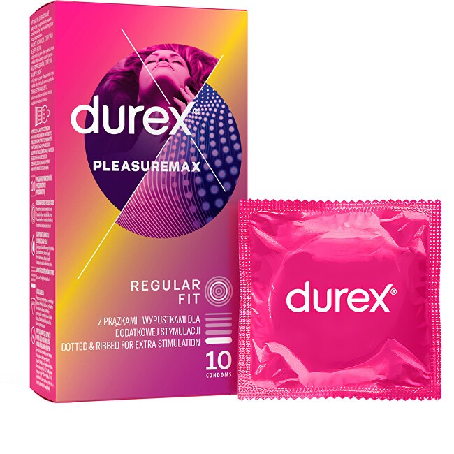 Durex Preservativi Pleasuremax Regular Fit - Variante: 10 pezzi unisex