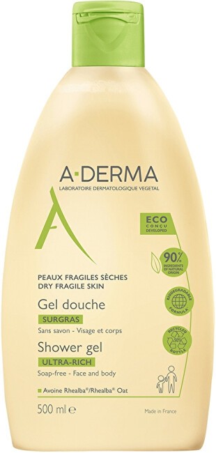 A-Derma Ultra Rich Shower Gel - Gel doccia 500ml donna