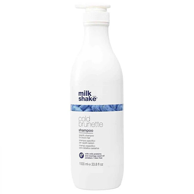 Milk Shake Cold Brunette Moringa Oil Hair Shampoo Remove Warm Tones RedOrange 300ml donna