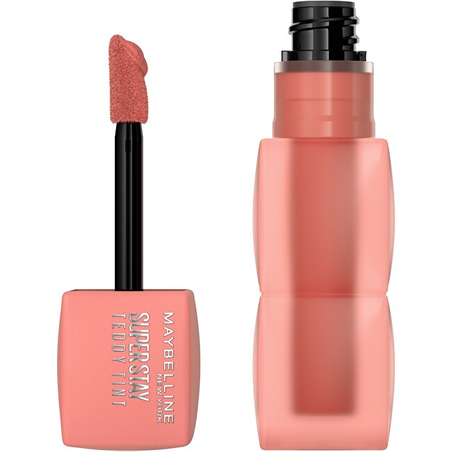 Maybelline Rossetto liquido opaco Super Stay Teddy Tint Tinta labbra liquida 5ml - Tonalità: 20 Mascara Tear donna
