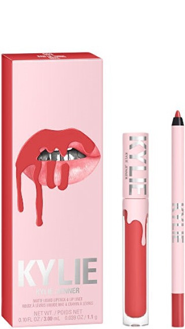 Kylie Cosmetics Matte Lip Kit 4,1ml Numero 354 - Matte Liquid Lipstick 3ml-Lip Liner 1,1gr