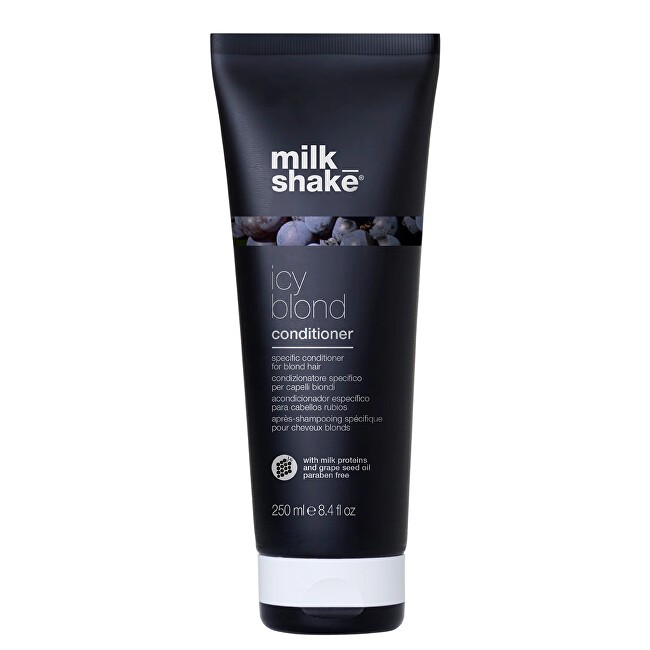 Milk Shake Icy Blond Milk Proteins Hair Conditioner Counteracts Yellow Or Orange Tones 250ml donna