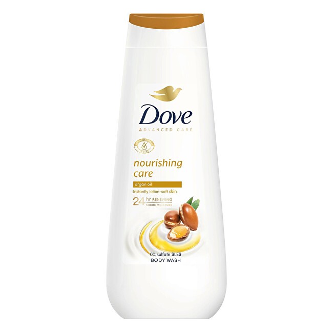Dove Advanced Care Nourishing Care Body Wash - Nourishing shower gel with argan oil donna 400ml