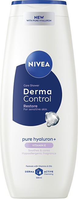 Nivea Derma Control Restore Care Shower - Gel doccia per pelli sensibili 250ml donna