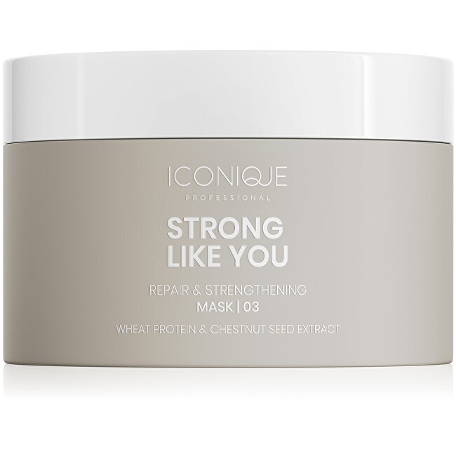 ICONIQUE Professional Maschera per capelli danneggiati Strong Like You Maschera riparatrice e rinforzante 200 ml donna