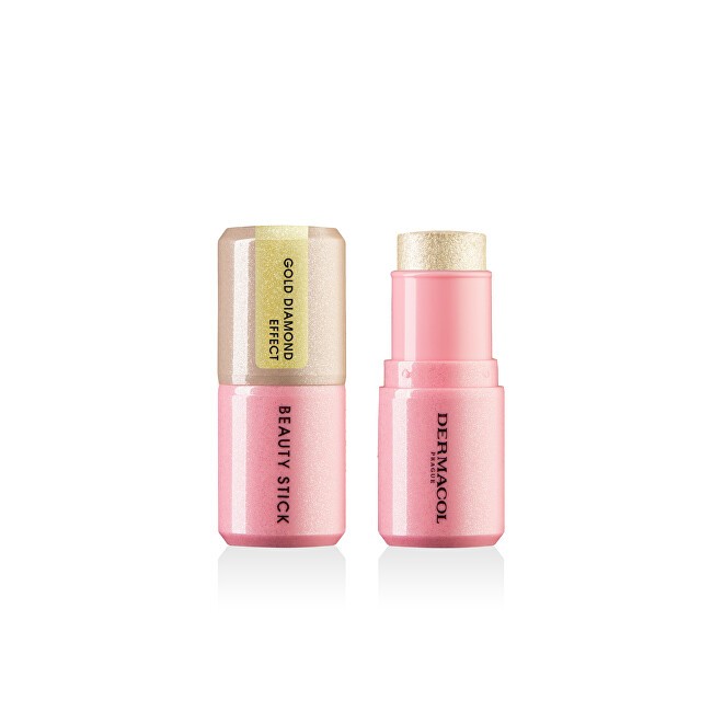 Dermacol Beauty Stick - Stick illuminante con effetto diamante 7 g donna 1 ROSEGOLD GLOW EFFECT