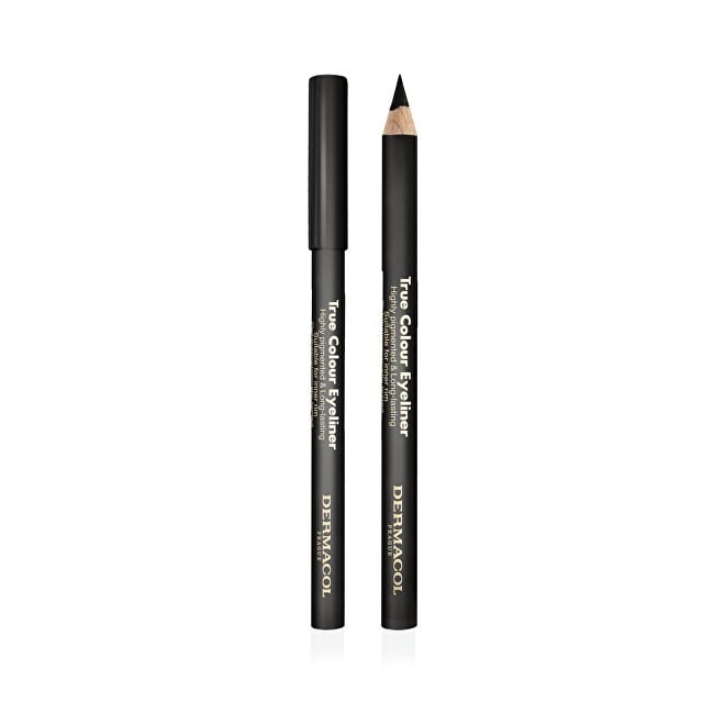 Dermacol True Color Eyeliner - Crema contorno occhi 4 g donna 1 Nero