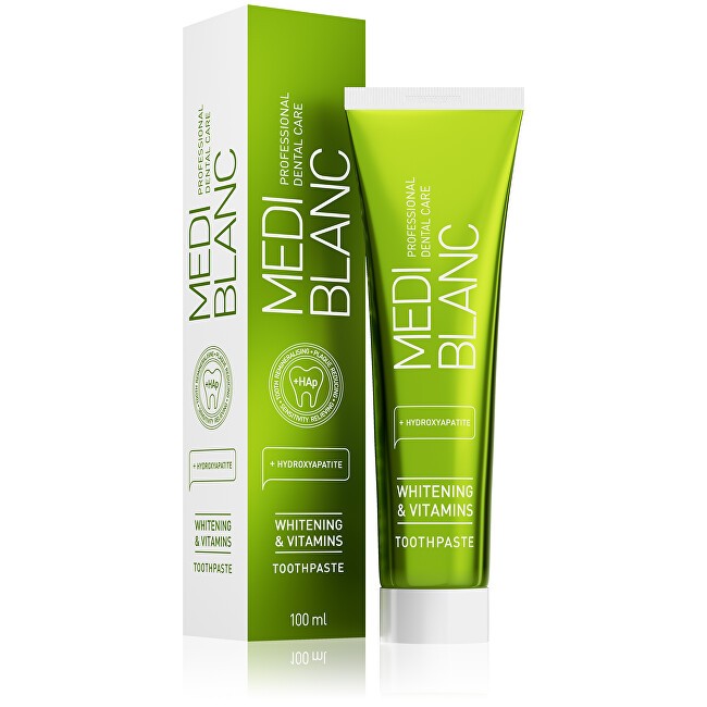 MEDIBLANC Dentifricio Sbiancante e Vitamine - Dentifricio B?lic con vitamine 100ml donna