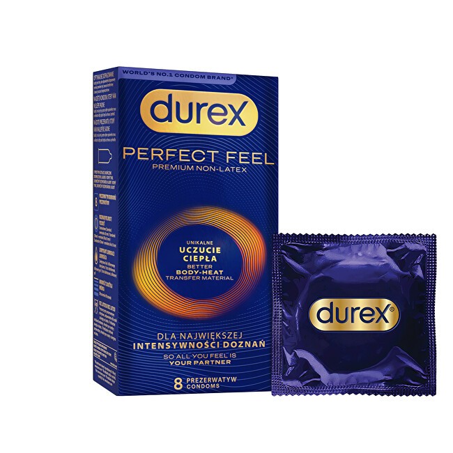 Durex Conservanti Perfect Feel, confezione da 8.
