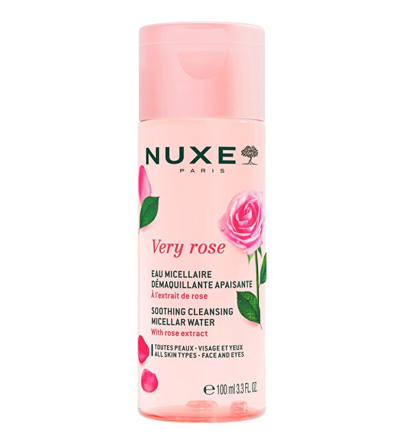 Nuxe Very Rose Soothing Micellar Water - Acqua micellare lenitiva per viso e occhi 100ml donna