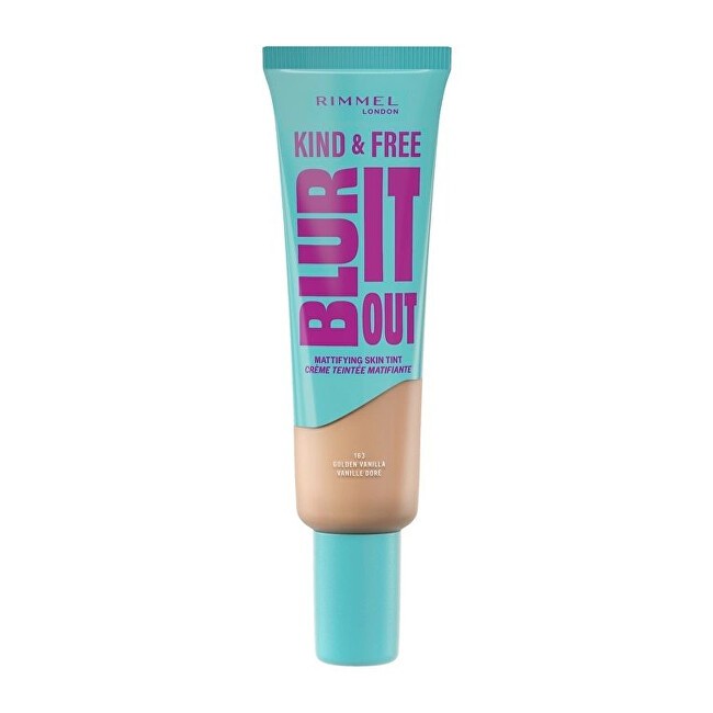 Rimmel Kind & Free Blur It Out Mattifying Skin Tint - Trucco opacizzante leggero per pelli grasse? 30ml donna 103