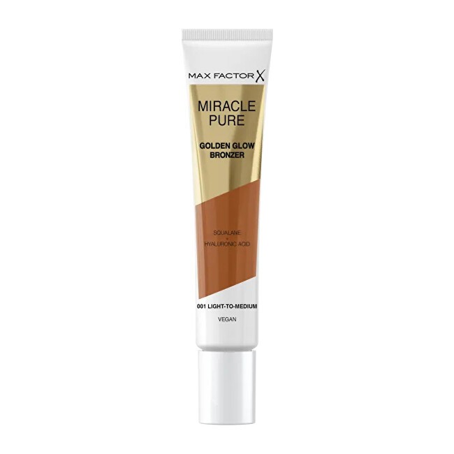 Max Factor Miracle Pure Golden Glow Bronzer Terra abbronzante 15 ml donna 002 MediumToDeep