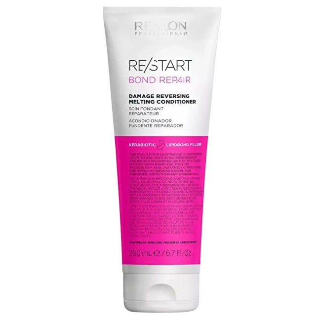 Revlon Professional Balsamo per capelli danneggiati Restart Bond Repair Balsamo fondente riparatore di danni 200 ml donna