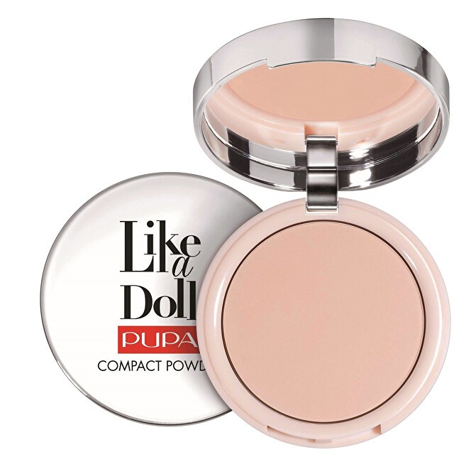 Cipria compatta Pupa Like and Doll - Cipria compatta 10 g donna 001 Porcellana