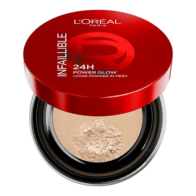 L'Oréal H Power Glow Loose Powder - Cipria illuminante 24 10 g donna Medium