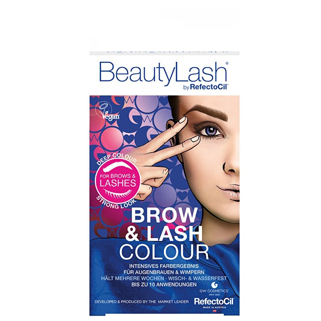 Refectocil Kit per la colorazione di sopracciglia e ciglia BEAUTYLASH BROW & LASH COLOUR n.Marrone Scuro 1 unità unisex