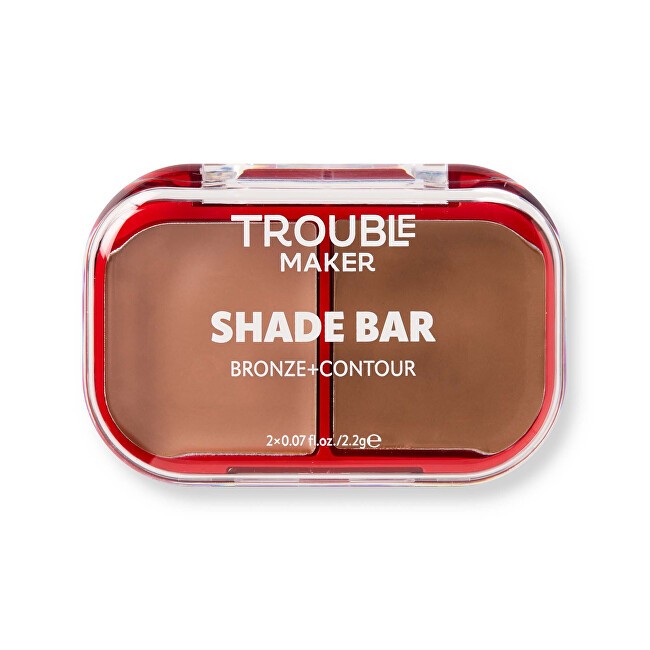 Trouble Maker Palette viso Shade Bar Bronze and Contour 2,2 g - Tonalità: Heart + Soul donna